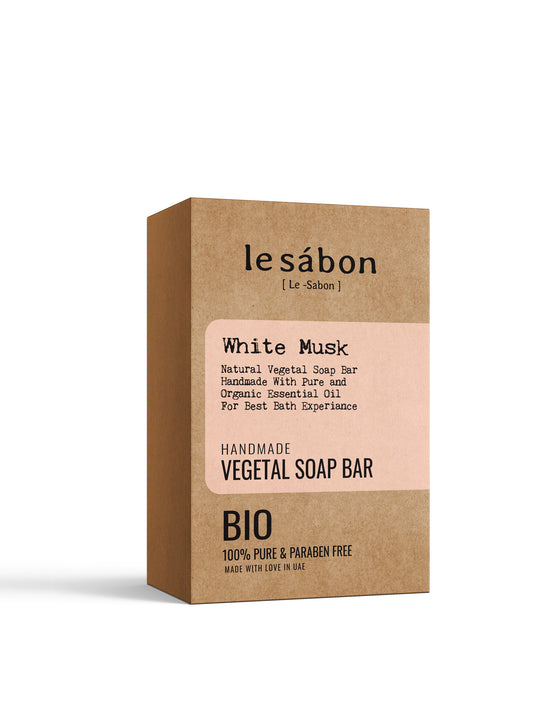 Le Sabon Vegetal Soap Bar White Musk 200g